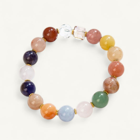 Joyful Garden Jade Beaded Bracelet